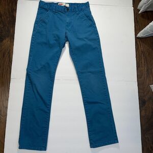 Levi’s 511 Knit Stretch Teal Jeans Girls Size 12R 26 x 26
